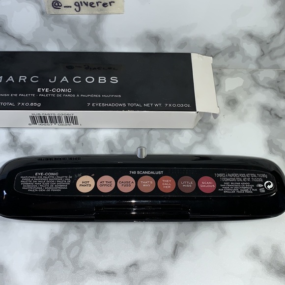 Scandalust MARC JACOBS BEAUTY EYE-CONIC MULTI-FINISH EYESHADOW PALETTE - Picture 12 of 16